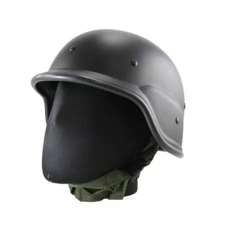 Casque Airsoft Militaire Noir Spectra PASGT Helmet M88 - Noir