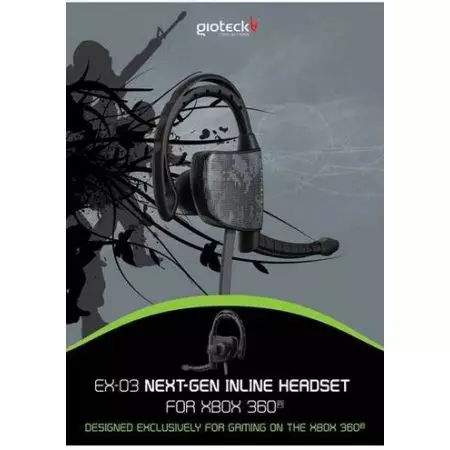 Casque Oreillet intra-auriculaire Gioteck Ex-03 Pour Xbox 360