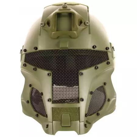 Casque Protection Integrale Medieval Iron Warrior S&T - Olive