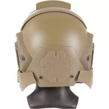 Casque Protection Integrale Medieval Iron Warrior S&T - Tan