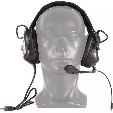 Casque Tactique Headset HD-20 WoSport - Noir