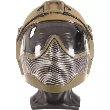 Casque WARQ protection Int&eacute;grale - Tan