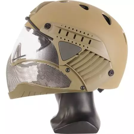 Casque WARQ protection Int&eacute;grale - Tan