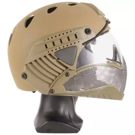 Casque WARQ protection Int&eacute;grale - Tan
