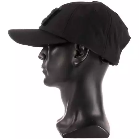 Casquette de Baseball Softshell Ajustable Patch Miltec - Noir