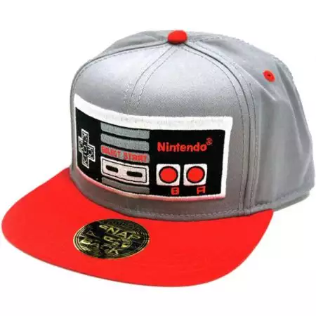 Casquette US FLAT Snapback Controller Nintendo Nes - Bioworld