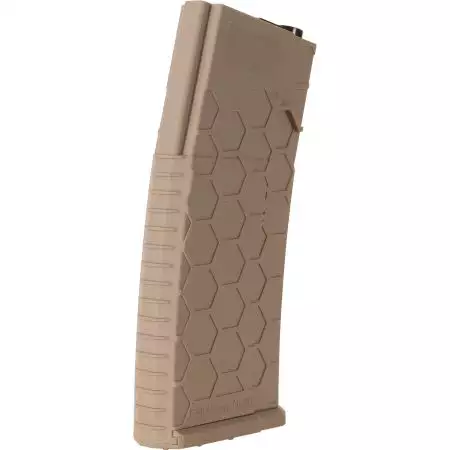 Chargeur AEG 120 Billes Mid-Cap Hexmag STANAG M4 Lancer Tactical - Tan