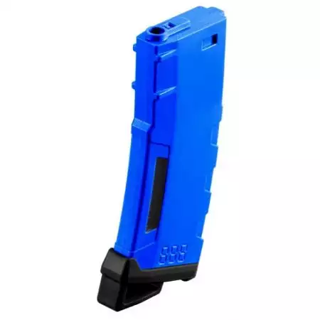 Chargeur AEG 130 Billes Mid-Cap pour STANAG M4 Lancer Tactical - Bleu