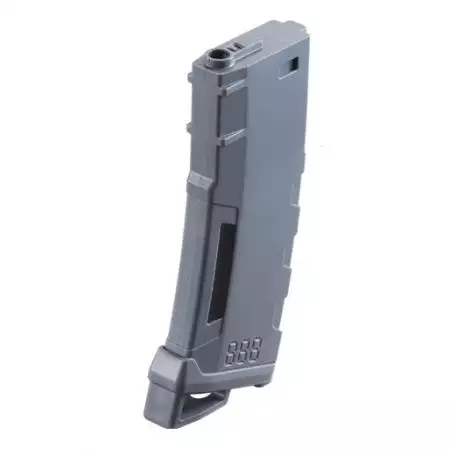 Chargeur AEG 130 Billes Mid-Cap pour STANAG M4 Lancer Tactical - Gris