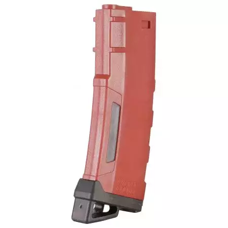 Chargeur AEG 130 Billes Mid-Cap pour STANAG M4 Lancer Tactical - Rouge