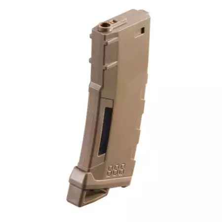 Chargeur AEG 130 Billes Mid-Cap pour STANAG M4 Lancer Tactical - Tan