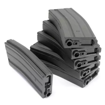 Chargeur AEG 350 Billes Hi-Cap S&eacute;rie M M4 M15 M16 Cybergun - Noir