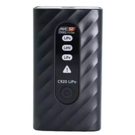 Chargeur Batterie USB-C LiPo Strike Systems ASG - Noir