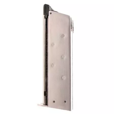 Chargeur Gaz 1911 Double Canon Métal WE - Silver