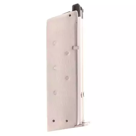 Chargeur Gaz 1911 Double Canon M&eacute;tal WE - Silver