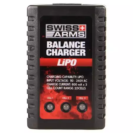 Chargeur Rapide De Batterie LiPo 7.4V - 11.1V - Swiss Arms