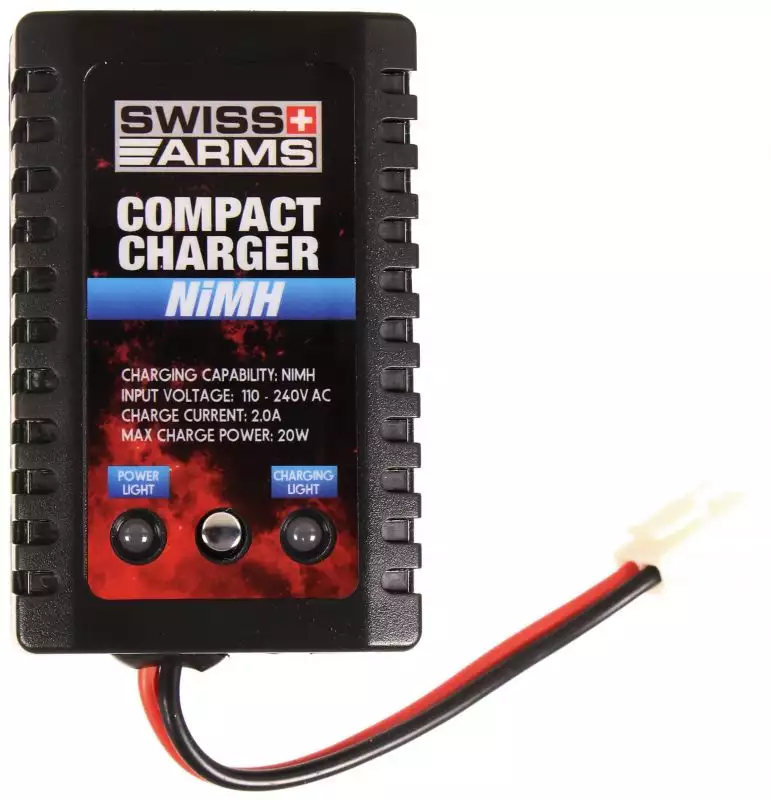 Chargeur Secteur Batterie NiMH 4.8V - 9.6V - Automatique - Swiss Arms