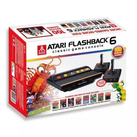 Console Plug & Play Atari Flashback 6 + 2 Manettes sans fil + 100 Jeux - CATARI3370