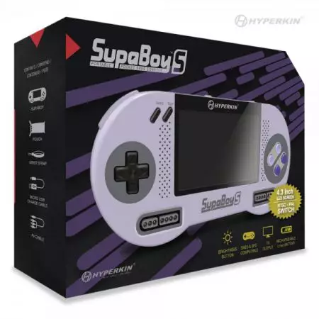 Console Portable SupaBoy S Hyperkin - Nes & Super Nintendo