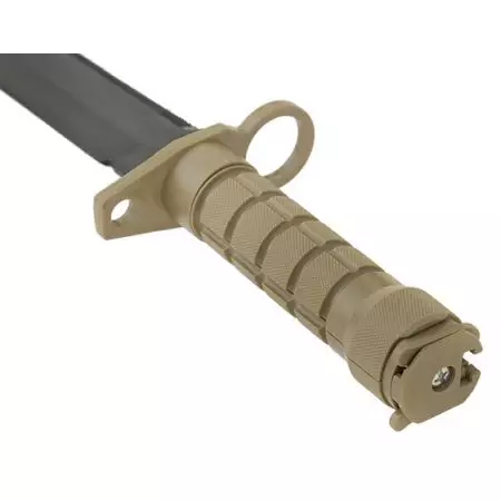Couteau Baïonnette Factice en Caoutchouc M10 - Tan
