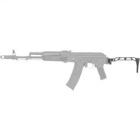 Crosse Pliable Picatinny Type Squelette AB-8R M1913 5KU - Noir