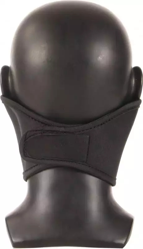Masque De Protection Tactique Demi-visage Noir Pour Airsoft, Chasse Ou