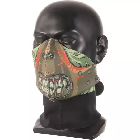 Demi Masque Protection Bas Visage + Protege Cou Hannibal - Dmoniac