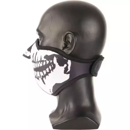 Demi Masque Protection Neoprene Bas Visage T&ecirc;te De Mort - Dmoniac