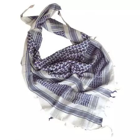 &Eacute;charpe Shemagh Coton Miltec - Bi-ton Bleu