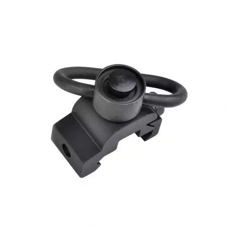 Fixation Attache Sangle QD Pivotant Picatinny METAL - Noir