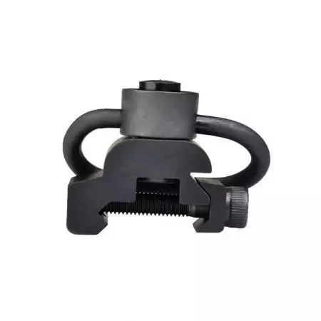 Fixation Attache Sangle QD Pivotant Picatinny METAL - Noir