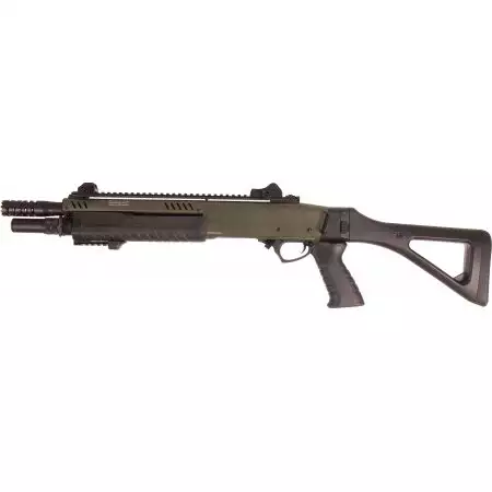 Fusil à Pompe FABARM STF 12 Compact Gaz BO Manufacture - Bi-ton Olive