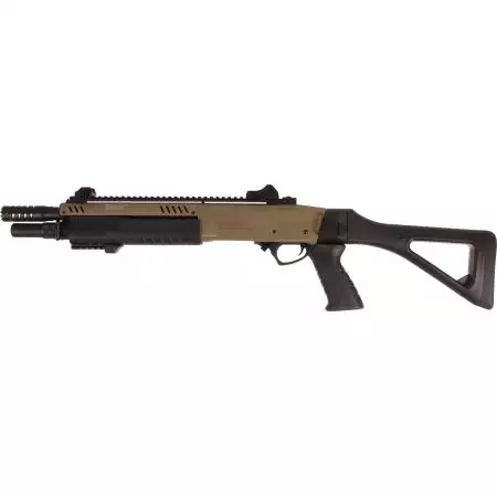 Fusil à Pompe FABARM STF 12 Compact Gaz BO Manufacture - Bi-ton Tan