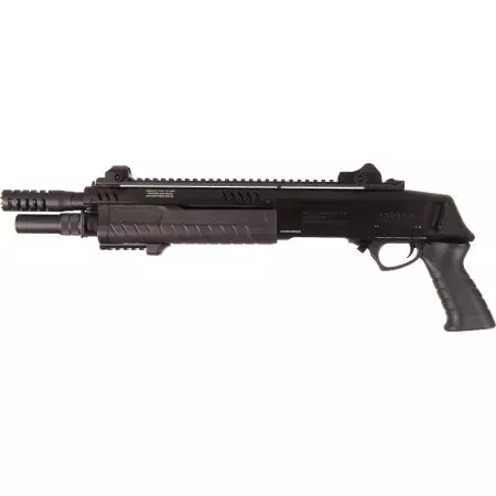 Fusil à Pompe FABARM STF 12 Short Gaz BO Manufacture - Noir