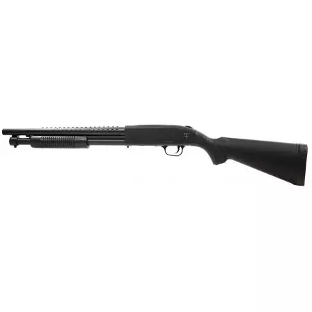 Fusil à Pompe M590 Long Spring Metal & ABS Saigo Defense - Noir