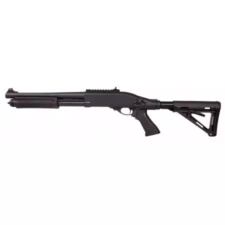 Fusil à Pompe Shotgun Secutor Velites G-III M870 CQB Gaz Noir - SAV0005