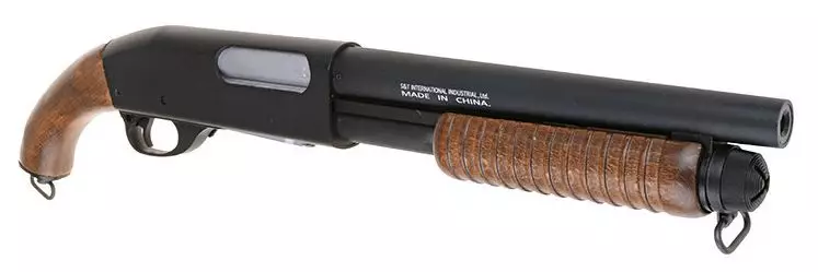 Réplique airsoft spring fusil à pompe type M500 court - Armurerie