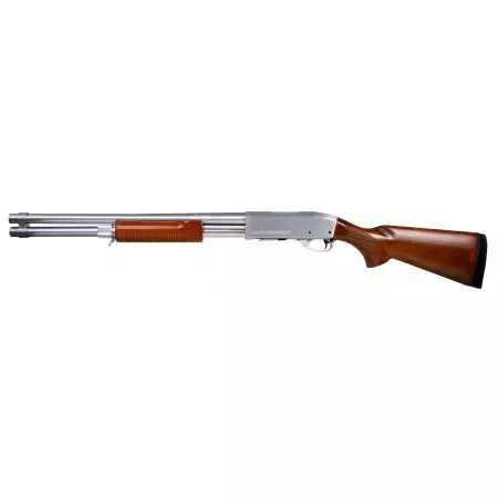 Fusil à Pompe Spring S&T ST870 STD Magnum Silver - Métal & Bois - ST-SPG-06-S