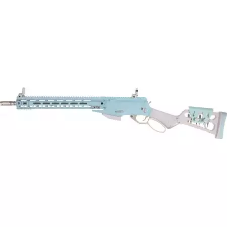 Fusil Carabine G&G LevAR 15 Gaz GBBR Guay Guay - Macaron Blue