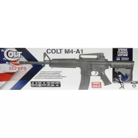 Fusil Colt M4 A1 Spring Systeme Baxs - Noir