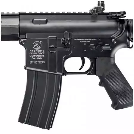 Fusil Colt M4A1 (M4 A1) CQBR Keymod AEG - Noir