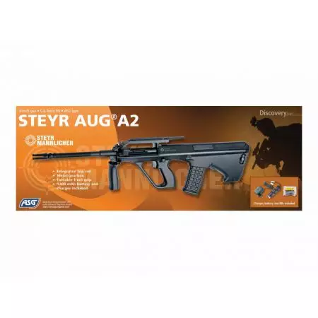 Fusil d'Assaut Steyr AUG A2 DLV AEG ASG - Noir