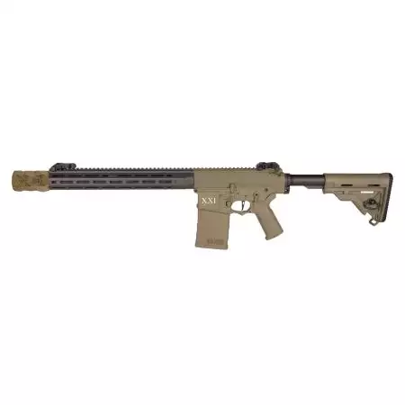 Fusil DMR Legion Rapax XXI M7 AEG Secutor &ndash; Bi-ton Tan