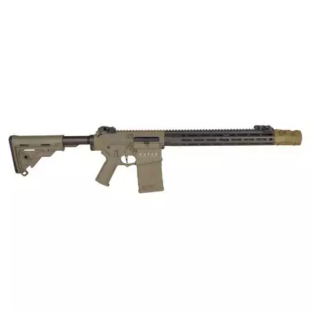 Fusil DMR Legion Rapax XXI M7 AEG Secutor &ndash; Bi-ton Tan