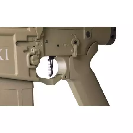 Fusil DMR Legion Rapax XXI M7 AEG Secutor &ndash; Bi-ton Tan