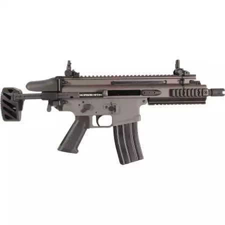 Fusil FN Herstal SCAR-SC AEG EBB BRSS Bolt Cybergun - Gris