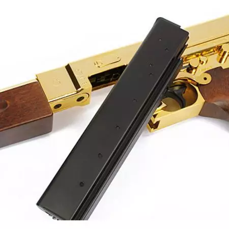 Fusil King Arms Thompson M1928 M1A1 Military  - Gold