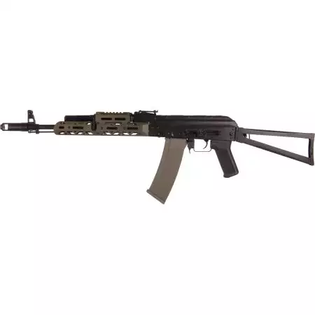 Fusil KPYK AKS-74 SA-PJ13 Prime Aster V3 Brushless AEG Specna Arms - Bi-ton Olive