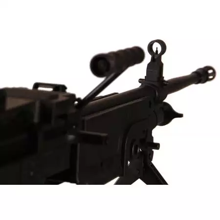 Fusil LMG FN Herstal M249 MK1 AEG A&K - Noir