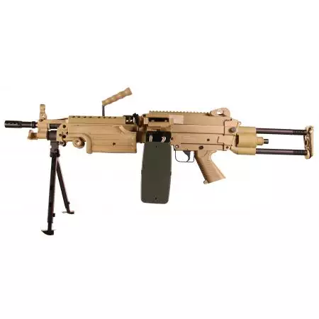 Fusil LMG FN Herstal M249 PARA AEG A&K - Tan